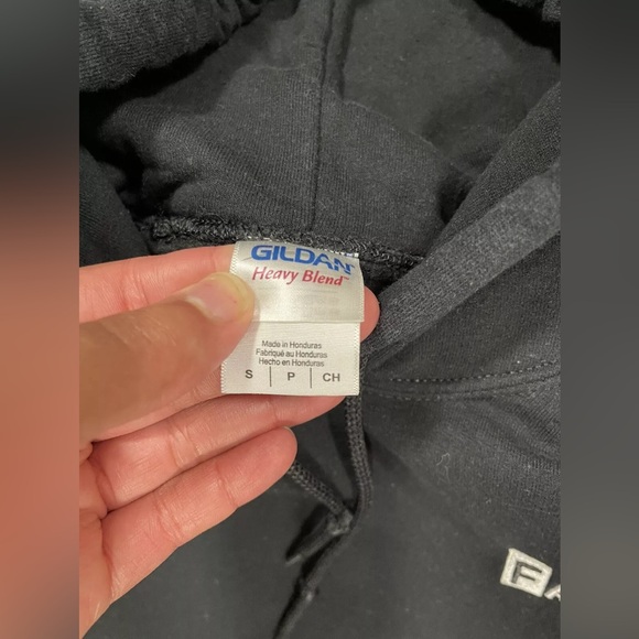 Men’s Fader Magazine Black Pullover Hooded Sweatshirt Size Small - Picture 3 of 4